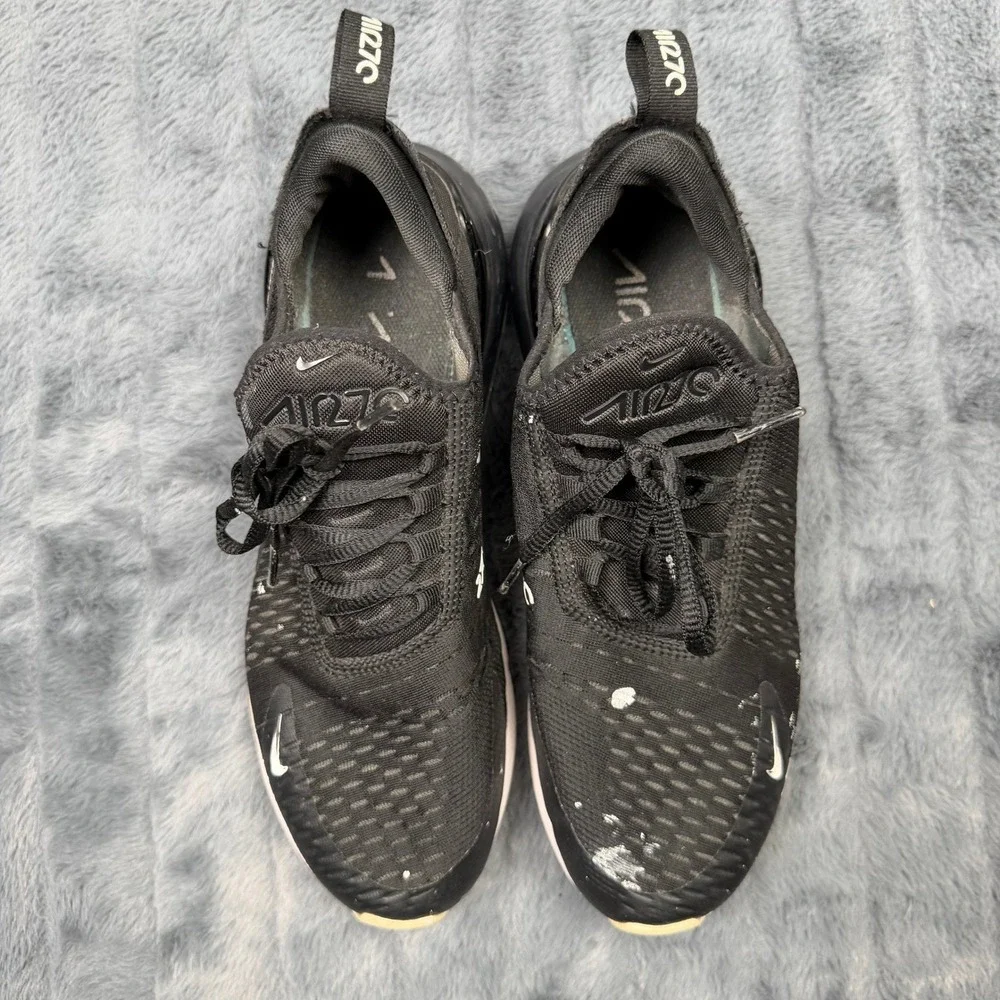Nike Air Max 270 Black White Mens Running Shoes AH8050-002 Size 8.5